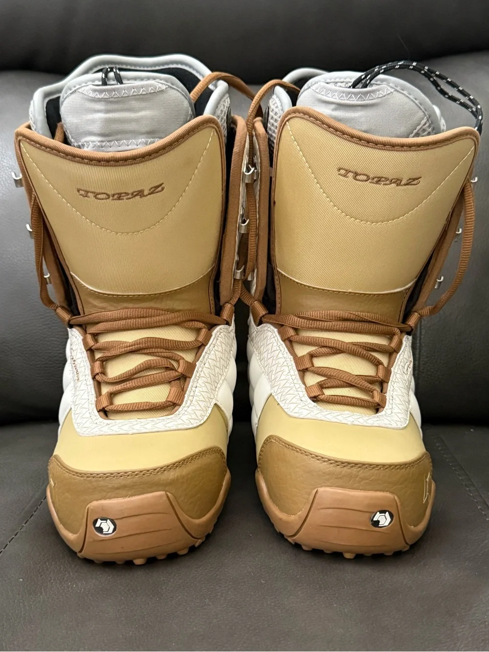 Northwave Topaz Snowboard Boots beige, white, brown Women’s Size-7 /Men’s Size-6